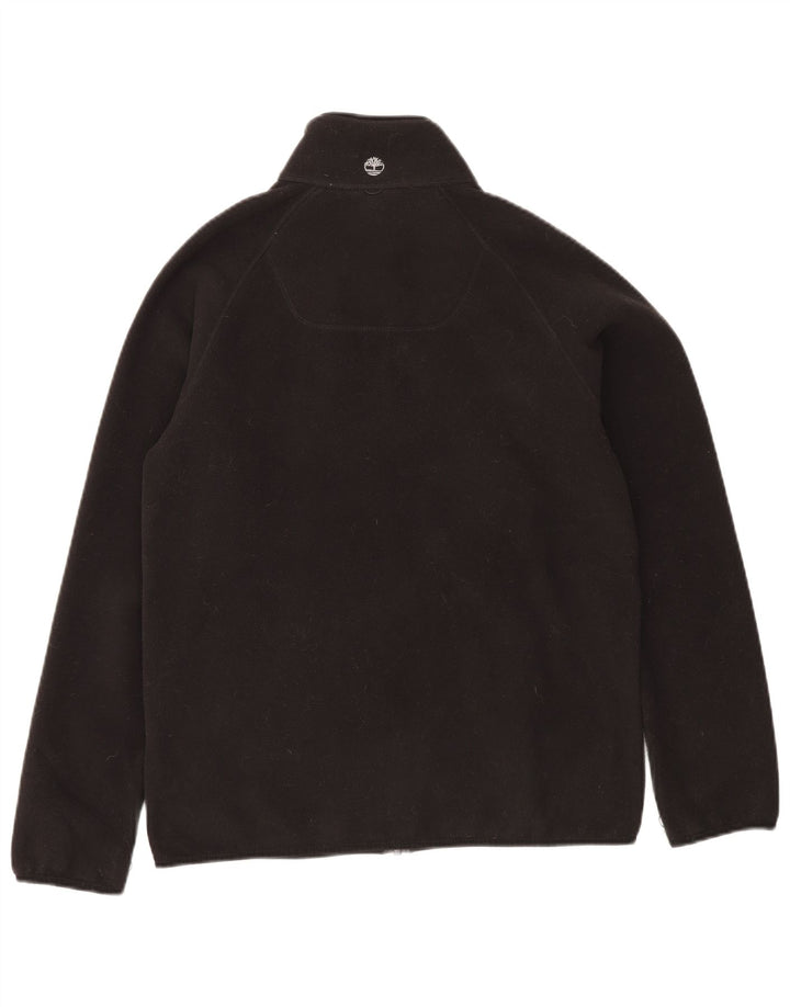 TIMBERLAND Женская флисовая куртка оверсайз UK 10 маленькая черная