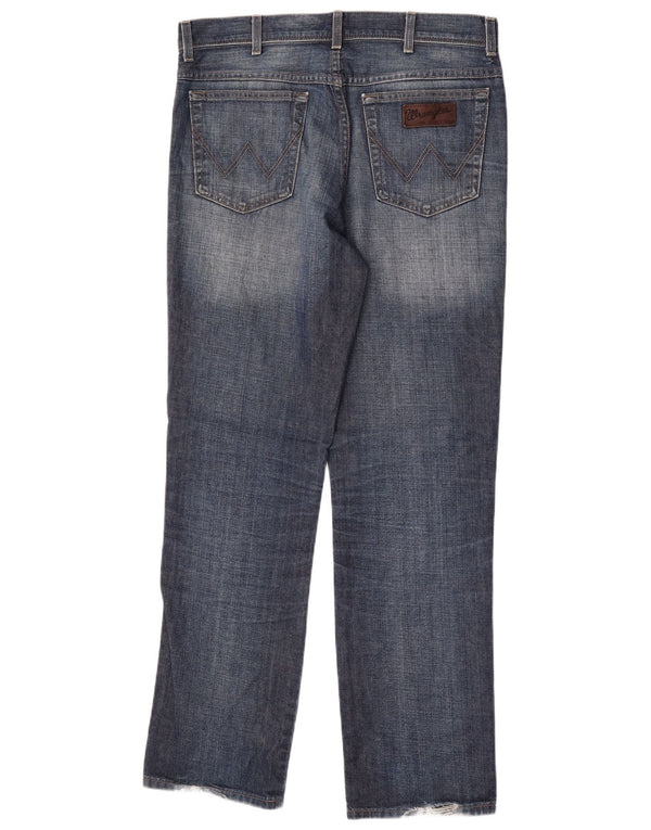 Мужские прямые джинсы Wrangler Texas W36 L34, синий хлопок