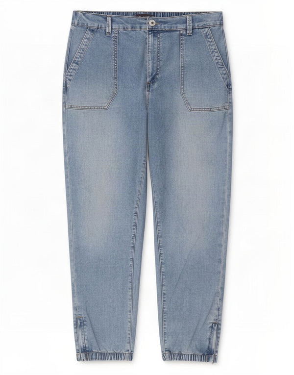 Женские укороченные джинсы Marks & Spencer UK 16, большие W34 L26, синие, хлопок