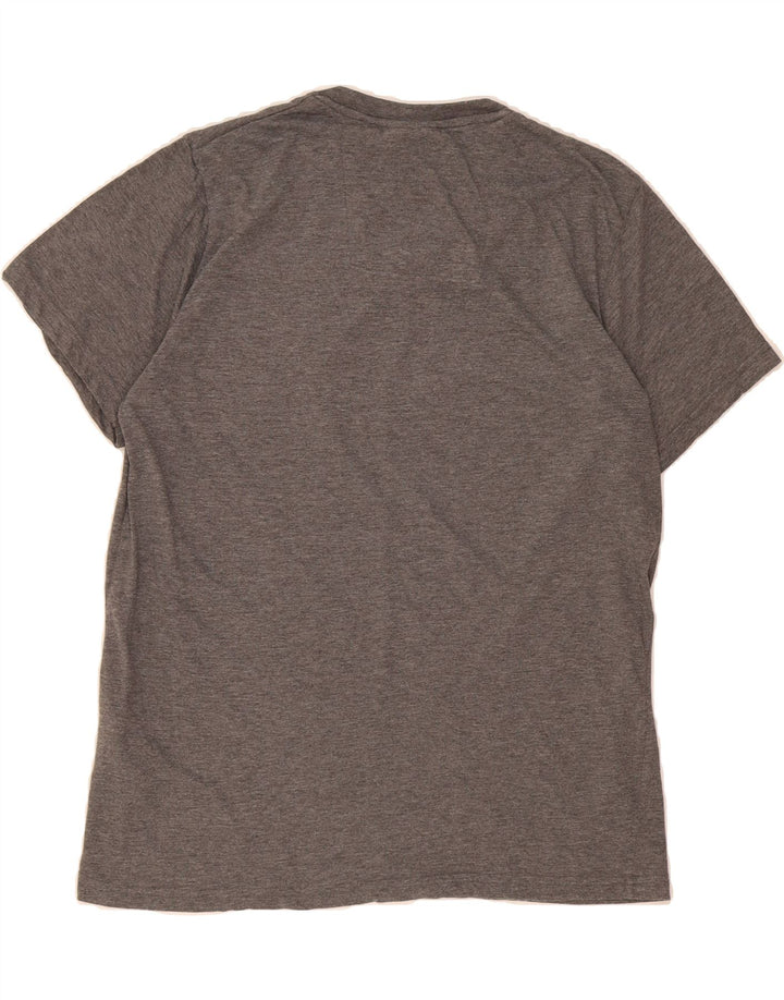 PIERRE CARDIN Mens T-Shirt Top Large Grey Polyester Vintage Pierre Cardin and Second-Hand Pierre Cardin from Messina Hembry 