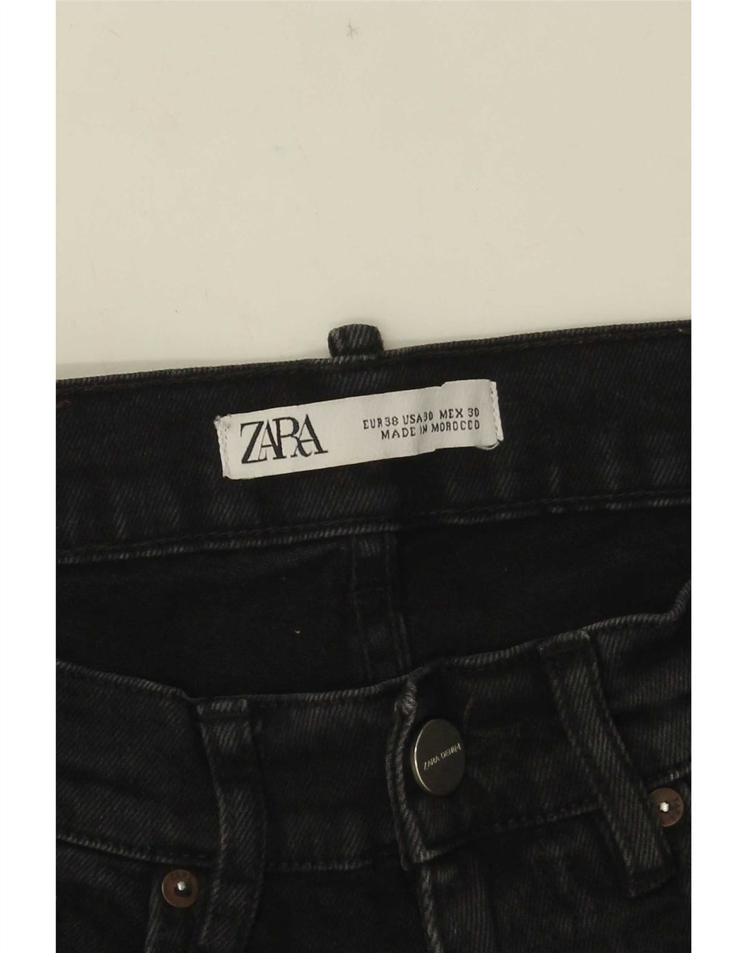 Мужские джинсы узкого кроя Zara EU 38 Small W30 L31, черные