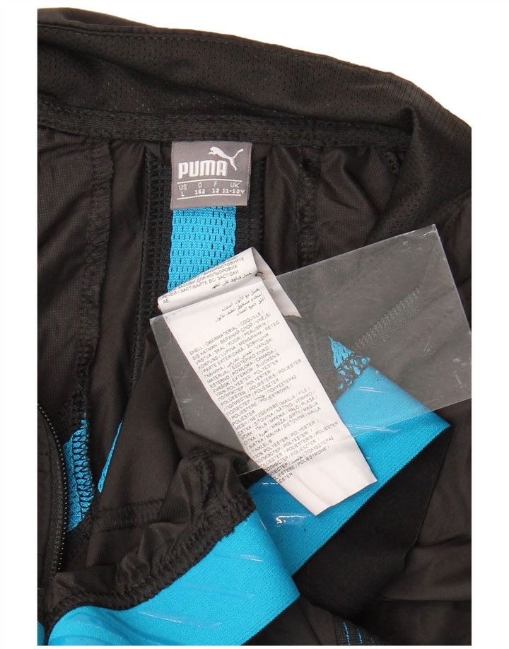 Спортивный костюм PUMA для мальчиков, верхняя куртка 11-12 лет, черный полиэстер