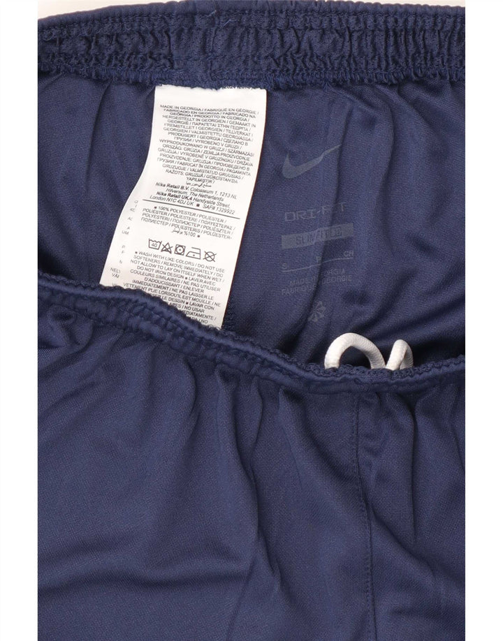 Мужские спортивные шорты Nike Dri Fit Slim, маленькие темно-синие, полиэстер