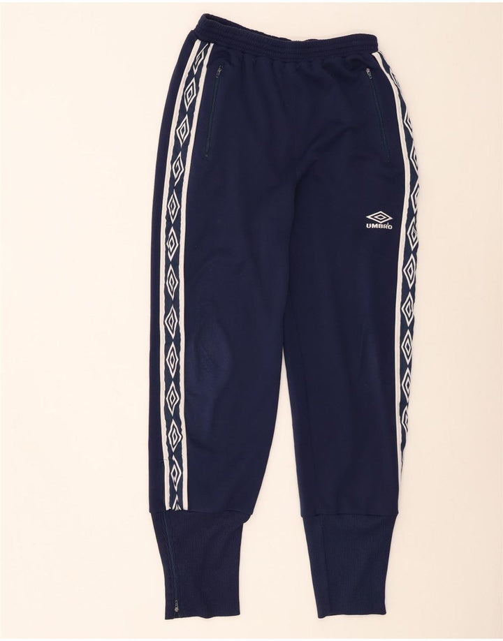 Umbro Мужские спортивные брюки с графическим принтом, брюки-джоггеры, большие темно-синие, полиэстер