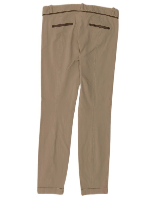 Massimo Dutti Женские повседневные узкие брюки EU 38 Small W28 L27 Бежевые