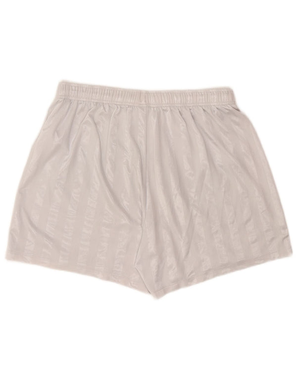 Мужские спортивные шорты Nike Dri Fit XL, полиэстер серого цвета в полоску