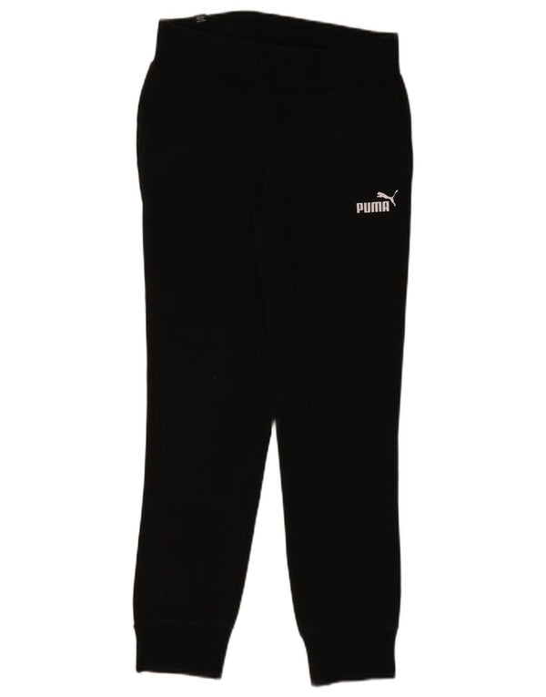 Женские спортивные брюки PUMA Joggers UK 8, маленькие черные хлопковые