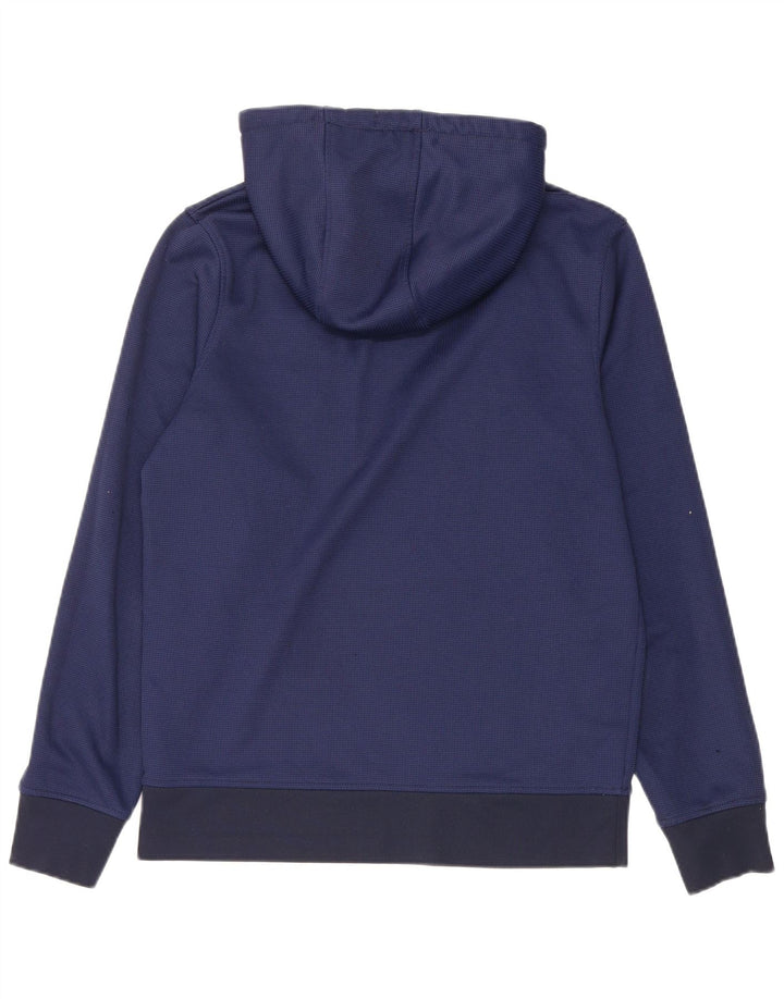 Мужской джемпер с капюшоном Jack & Jones средний синий из полиэстера