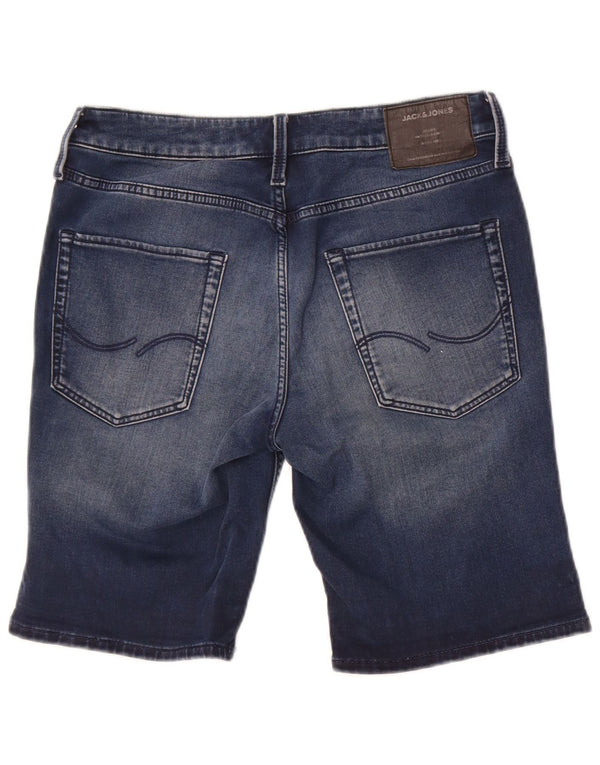 Мужские джинсовые шорты Jack & Jones, маленькие, синие, хлопок, W29