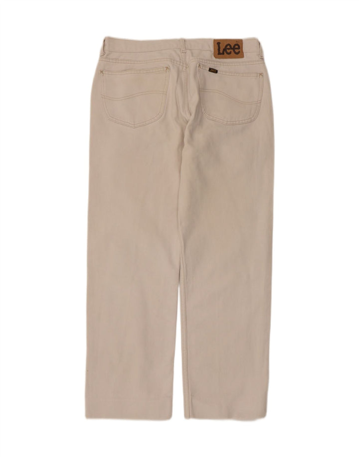 Мужские прямые джинсы LEE W36 L29, бежевый хлопок