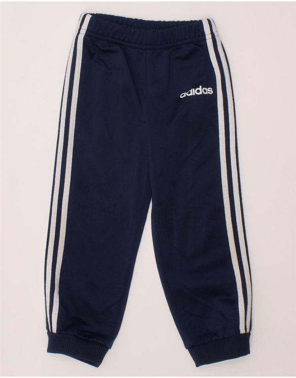 ADIDAS Baby Boys Joggers Tracksuit Trousers 18-24 Months  Navy Blue