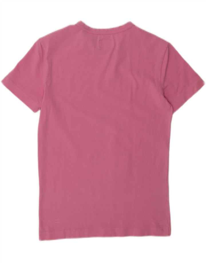 ENERGIE Womens T-Shirt Top UK 10 Small Pink Vintage Energie and Second-Hand Energie from Messina Hembry 