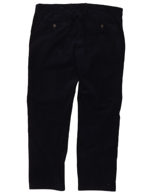 Мужские прямые вельветовые брюки Marks & Spencer Blue Harbour W38 L31 темно-синие