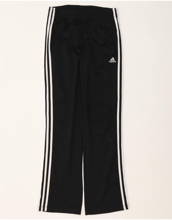 Спортивные брюки Adidas для девочек 13-14 лет, черный полиэстер