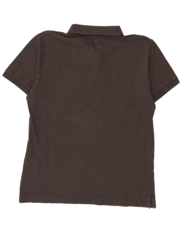 ALPHA INDUSTRIES Mens Polo Shirt XL Grey Cotton