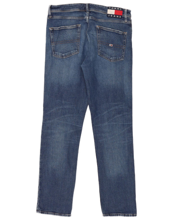 Женские прямые джинсы свободного кроя Tommy Hilfiger Ethan W32 L32, синий хлопок