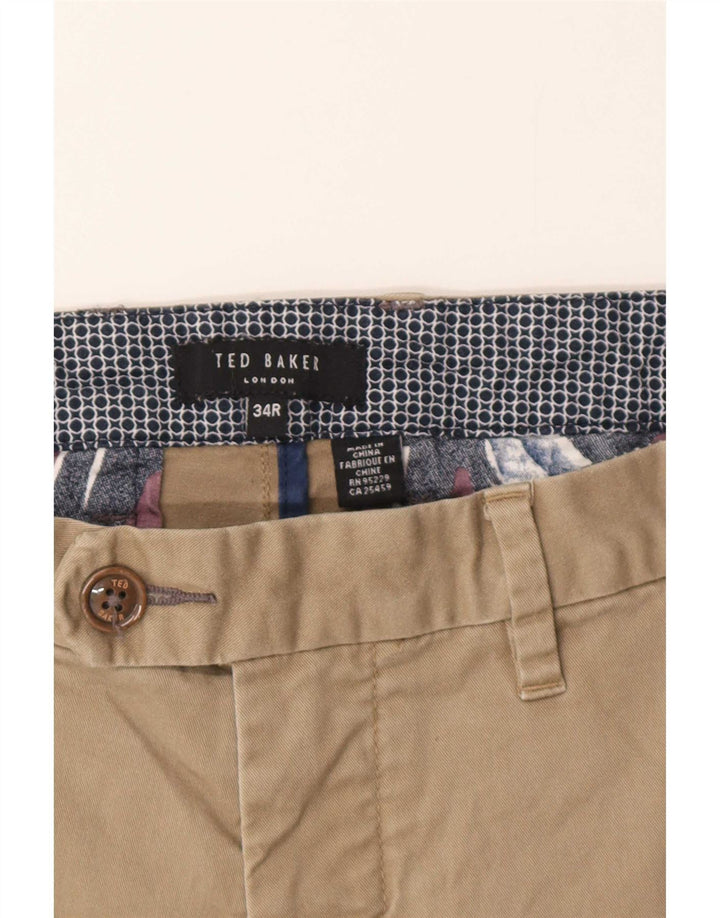 Мужские шорты чинос Ted Baker большие W34 бежевые