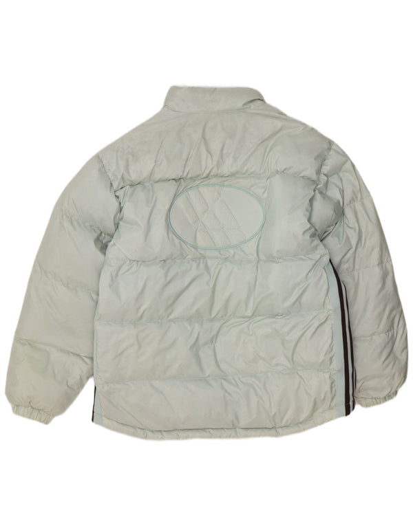 Мужская утепленная куртка Adidas UK 40, большая синяя, полиэстер