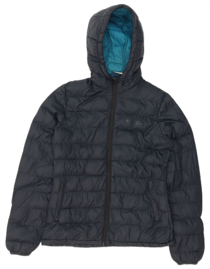 Женская стеганая куртка с капюшоном Mountain Warehouse UK 8 Samll, черный полиэстер