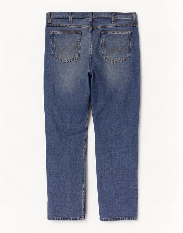 Мужские прямые джинсы Wrangler Texas W40 L32, синий хлопок