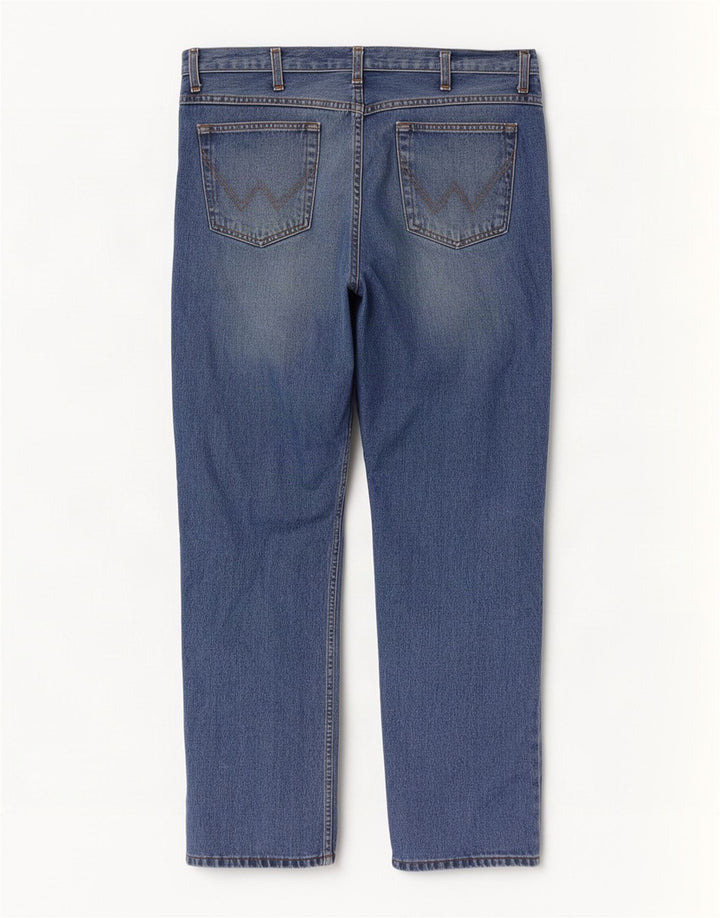 Мужские прямые джинсы Wrangler Texas W40 L32, синий хлопок