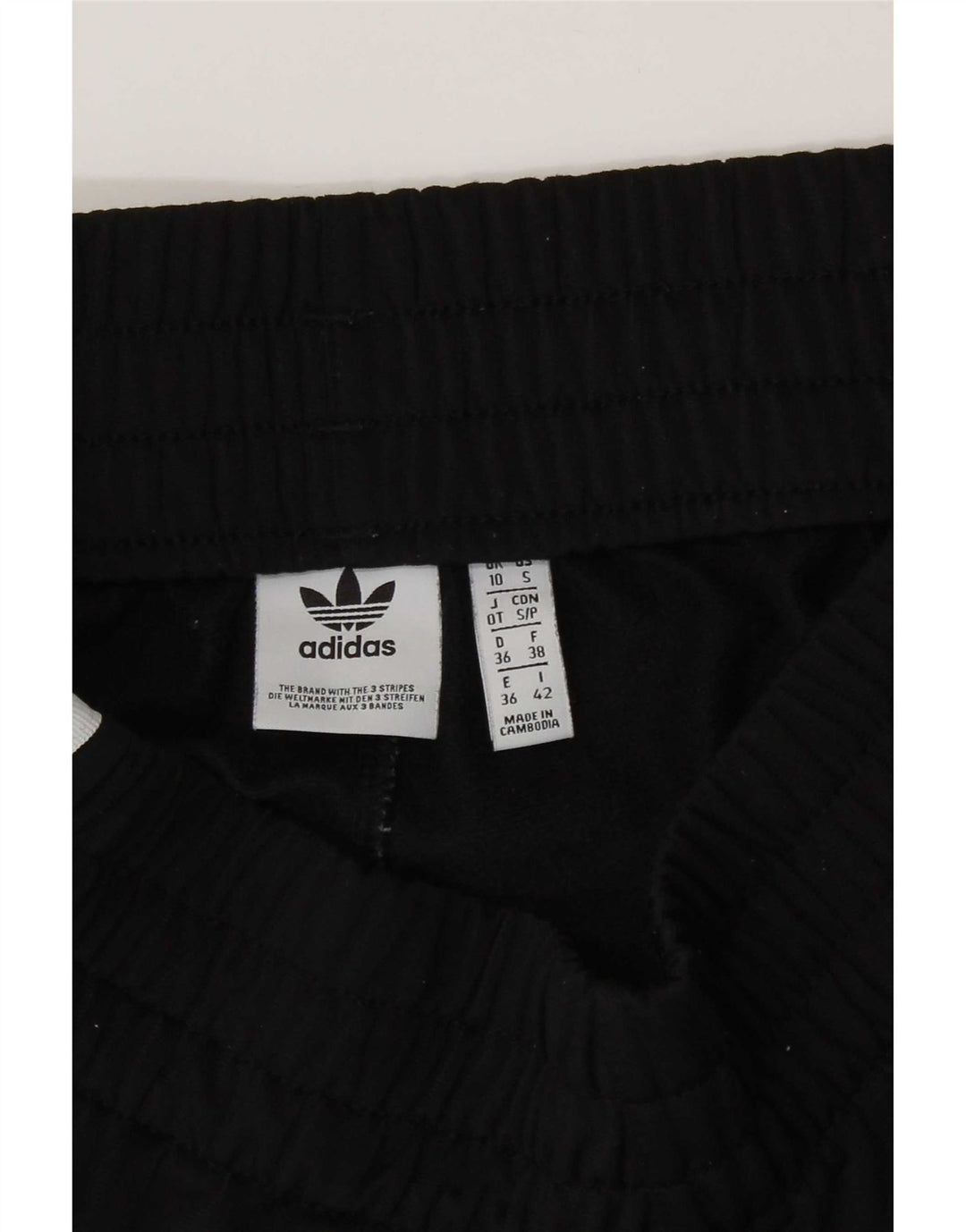 Женские спортивные шорты Adidas UK 10, маленькие черные из полиэстера
