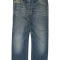 Мужские прямые джинсы Diesel W33 L28 синие, хлопок