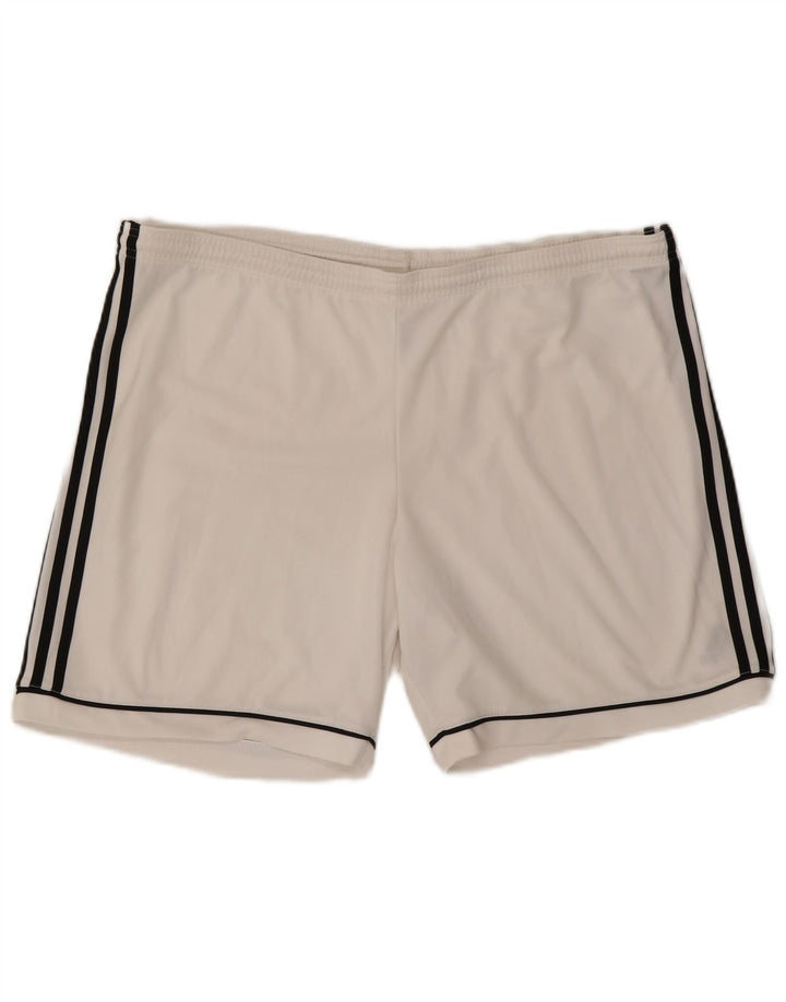Мужские спортивные шорты Adidas Climalite XL, белый полиэстер