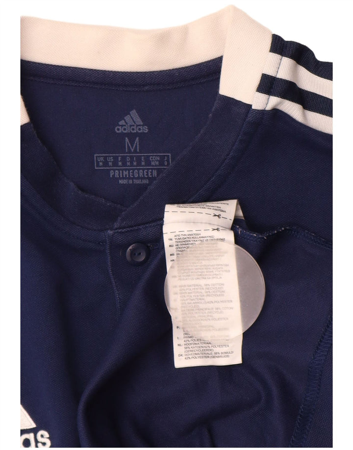 Мужская футболка ADIDAS Leeds United Football Club, средний темно-синий, хлопок