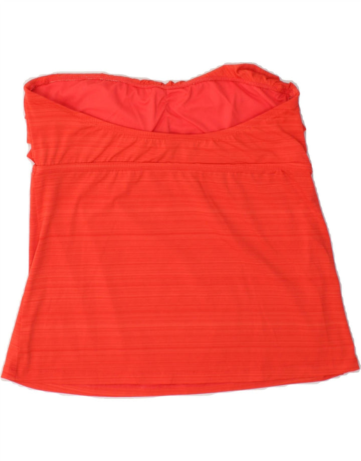 MOSSIMO Womens Corset Top UK 18 XL Red Striped Polyester Vintage Mossimo and Second-Hand Mossimo from Messina Hembry 