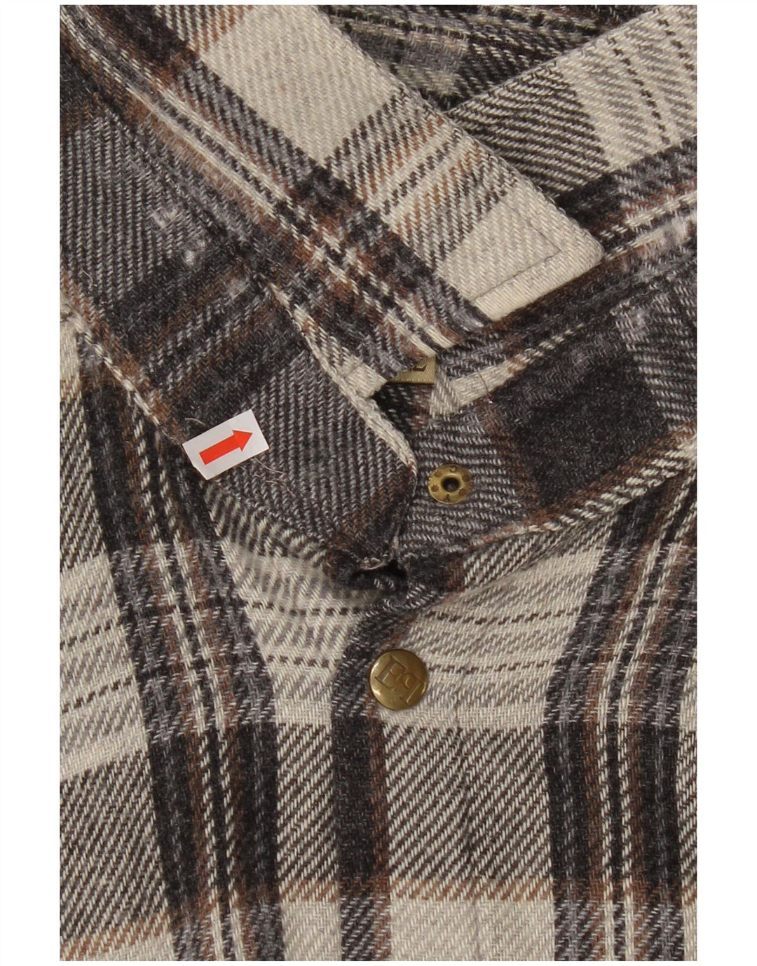 Мужская фланелевая рубашка European Project 2XL серая в клетку акрил