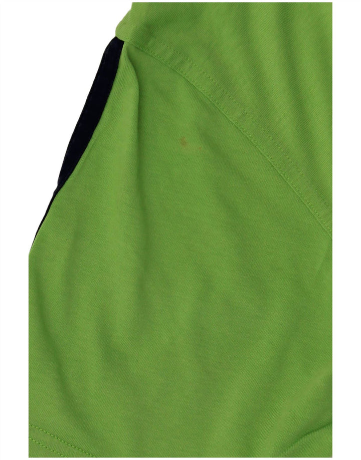 Мужская футболка ADIDAS Climalite с рисунком, хлопковый топ среднего зеленого цвета