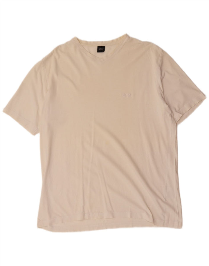 Мужская футболка Hugo Boss Top XL, белый хлопок