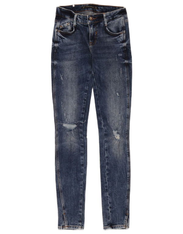 Женские джинсы скинни Zara Trafaluc EU 32 2XS W22 L30 синие