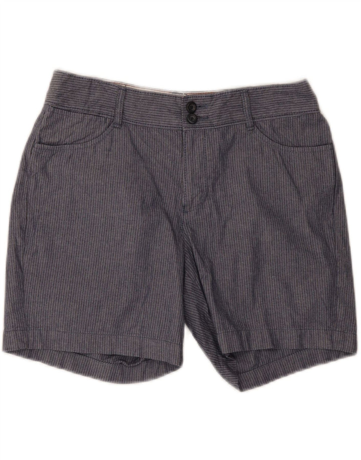 DOCKERS Womens Casual Shorts US 6 Medium W30  Blue Striped Cotton Vintage Dockers and Second-Hand Dockers from Messina Hembry 