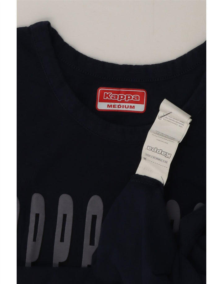 Мужской жилет Kappa с рисунком, средний темно-синий, хлопок