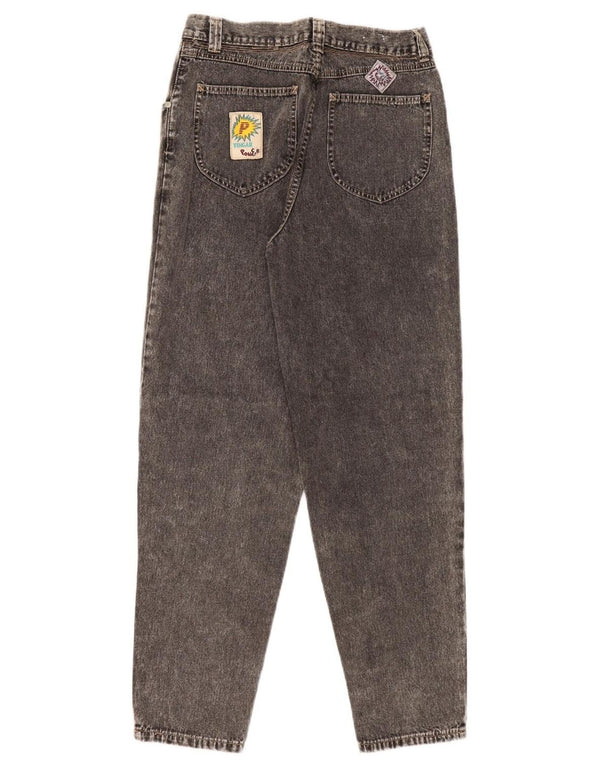 Женские зауженные джинсы с высокой талией Vingar W32 L32, серый хлопок