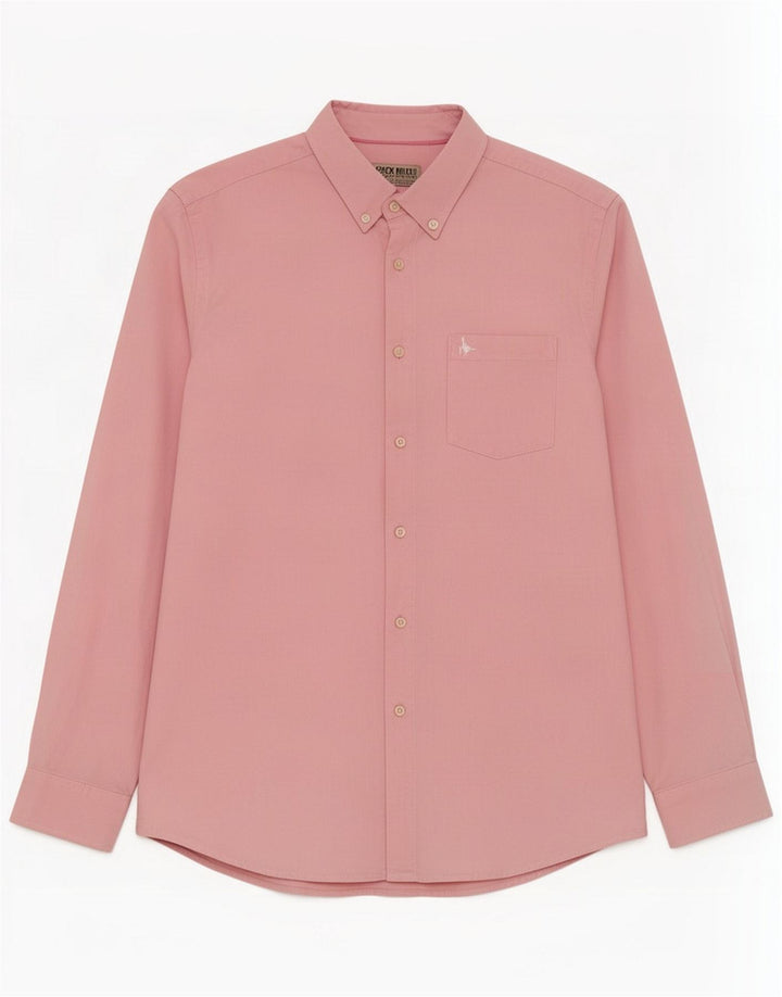 Мужская рубашка Jack Wills, хлопок среднего розового цвета