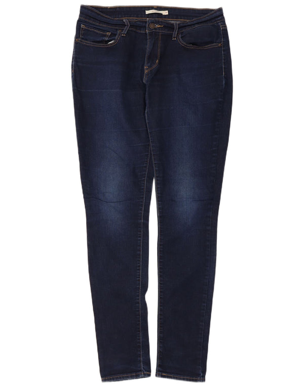 Женские джинсы скинни Levi's 711 W31 L31 Темно-синие, хлопок
