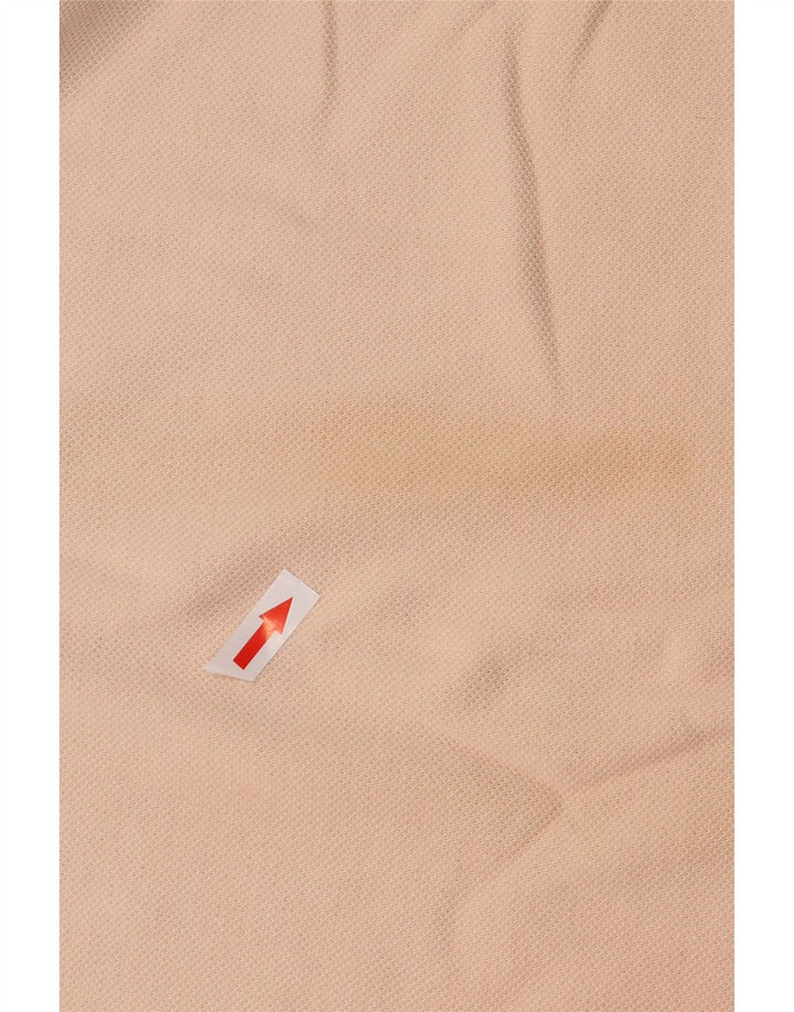 Мужская рубашка поло Lacoste, большая оранжевая хлопковая рубашка