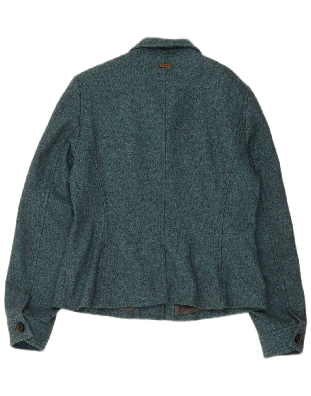 Женская куртка Marlboro Classics UK 12, шерсть среднего цвета, синяя