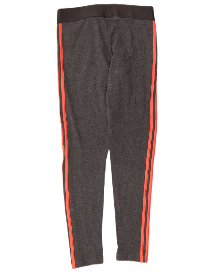 Женские леггинсы ADIDAS UK 12/14, хлопок среднего серого цвета