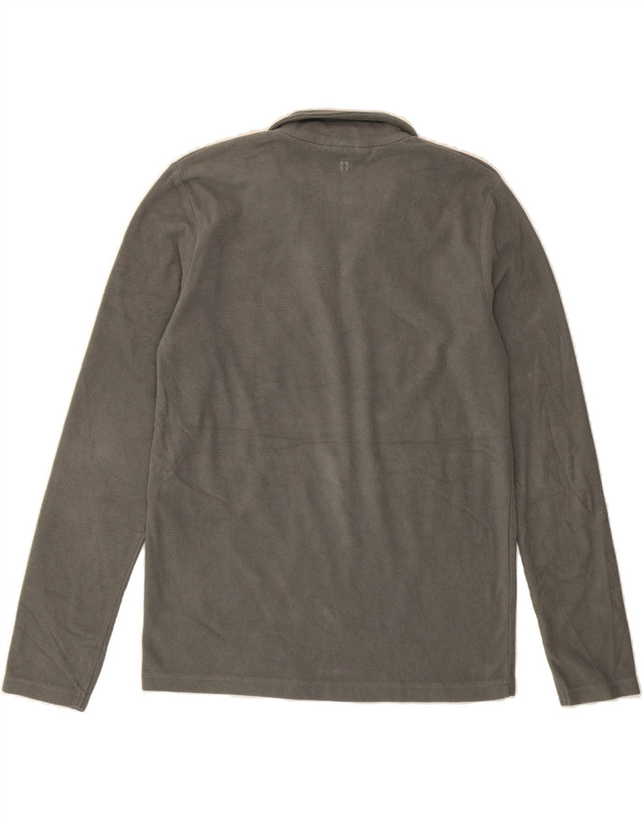 MOUNTAIN WAREHOUSE Mens Zip Neck Fleece Jumper XS Grey Polyester Vintage Mountain Warehouse and Second-Hand Mountain Warehouse from Messina Hembry 
