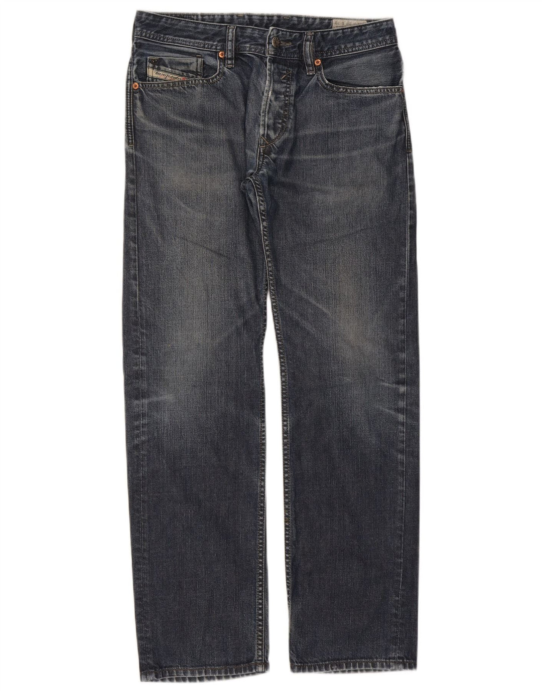 Мужские прямые джинсы Diesel Waykee Regular W29 L32, синий хлопок