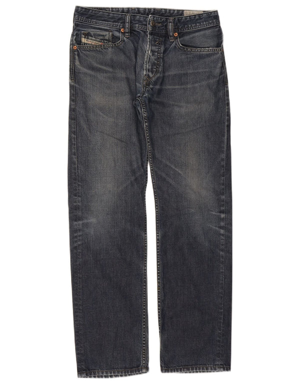 Мужские прямые джинсы Diesel Waykee Regular W29 L32, синий хлопок