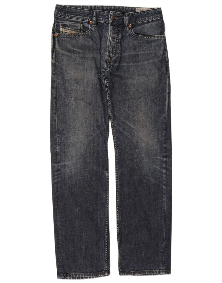 Мужские прямые джинсы Diesel Waykee Regular W29 L32, синий хлопок