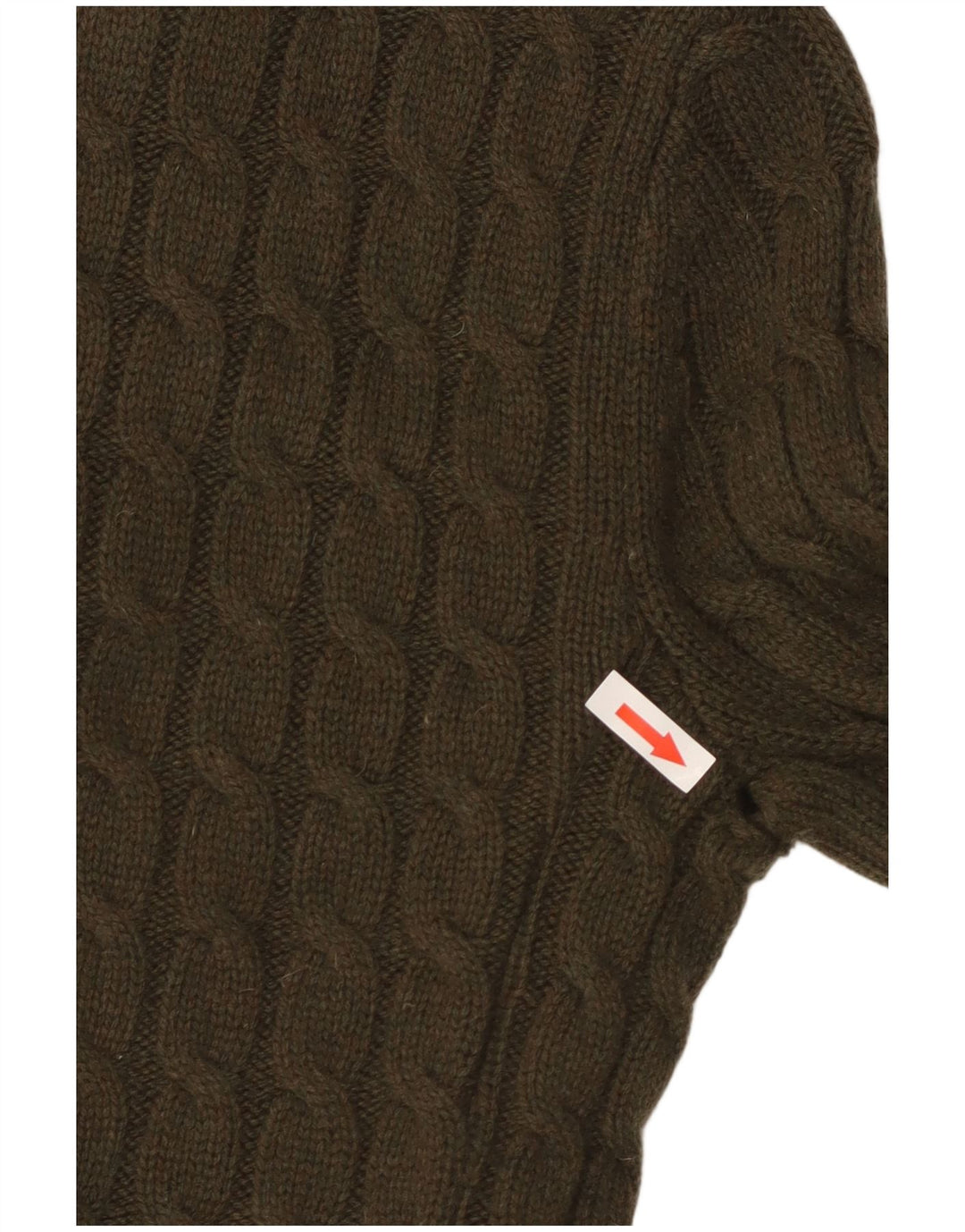 Женский кардиган Massimo Dutti UK 8, маленький цвет хаки, шерсть с цветными блоками