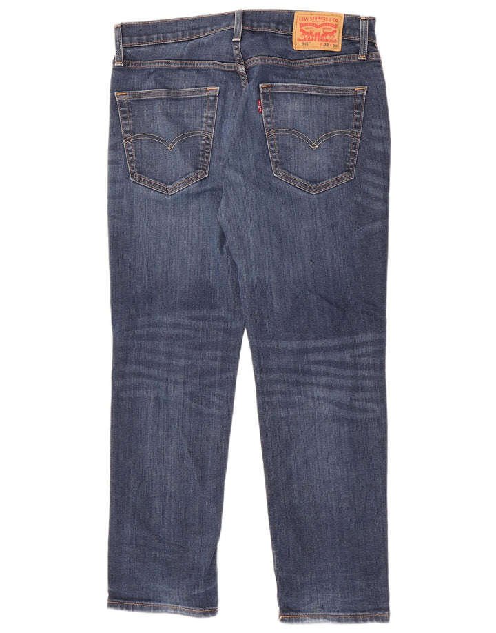 Мужские зауженные джинсы Levi's 541 W32 L30 синие, хлопок