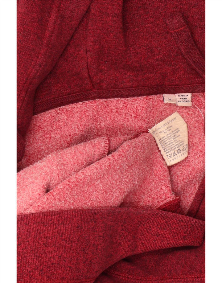 Jack Wills Мужской свитер с капюшоном на молнии среднего красного цвета, хлопок