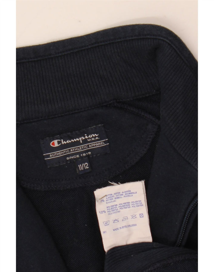 Спортивный костюм Champion для мальчиков, верхняя куртка, 11–12 лет, темно-синий, хлопок